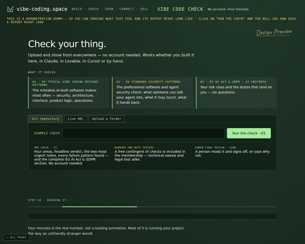 Vibe Code Checker