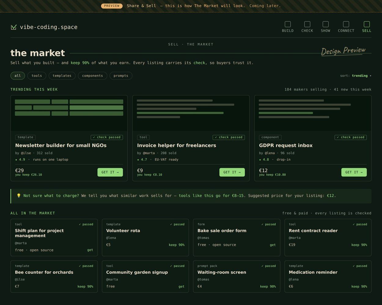 The Market — Vorschau